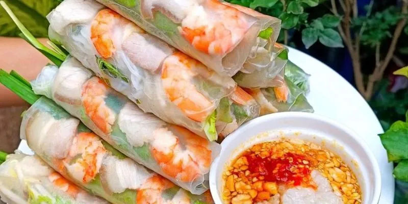 Cách làm gỏi cuốn tôm thịt siêu đơn giản tại nhà