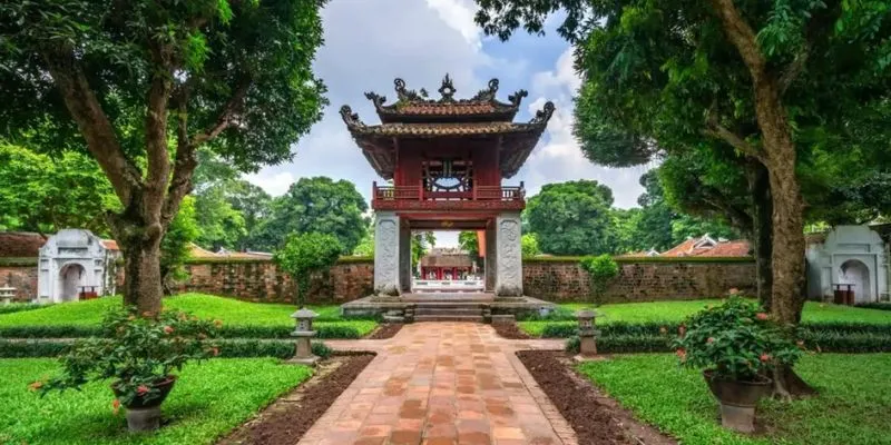 Kiến trúc của Văn Miếu độc đáo, đậm nét cổ xưa
