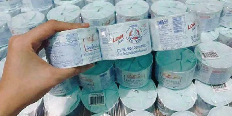 Sữa gấu màu xanh được dùng để kiểm soát cân nặng