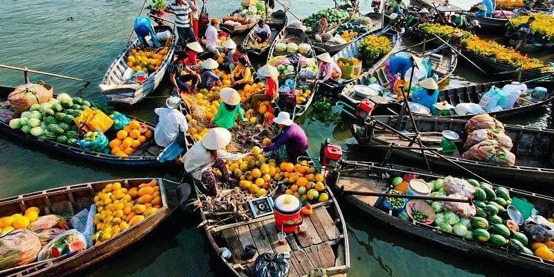 Thời gian mở cửa buôn bán tại Chợ nổi Cái Răng
